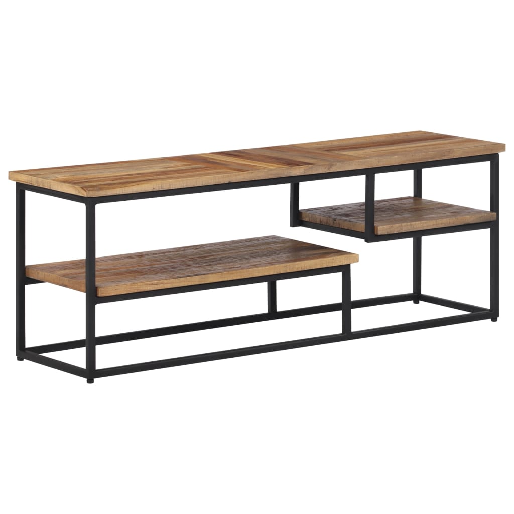 TV-Møbel Tre TV-benk gjenvunnet heltre 110x30x39 cm teak