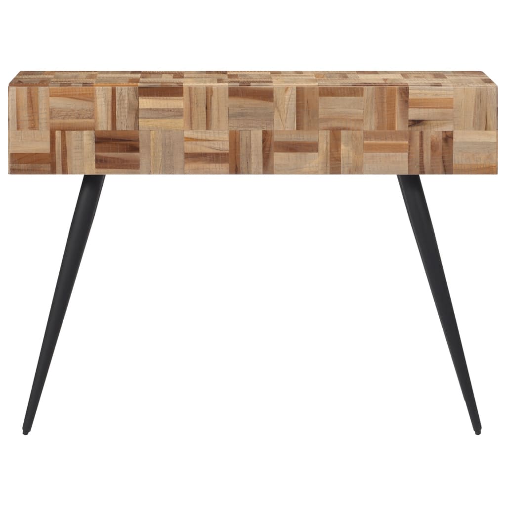 Avlastningsbord Konsollbord Tre 110x34x80 cm gjenvunnet heltre teak