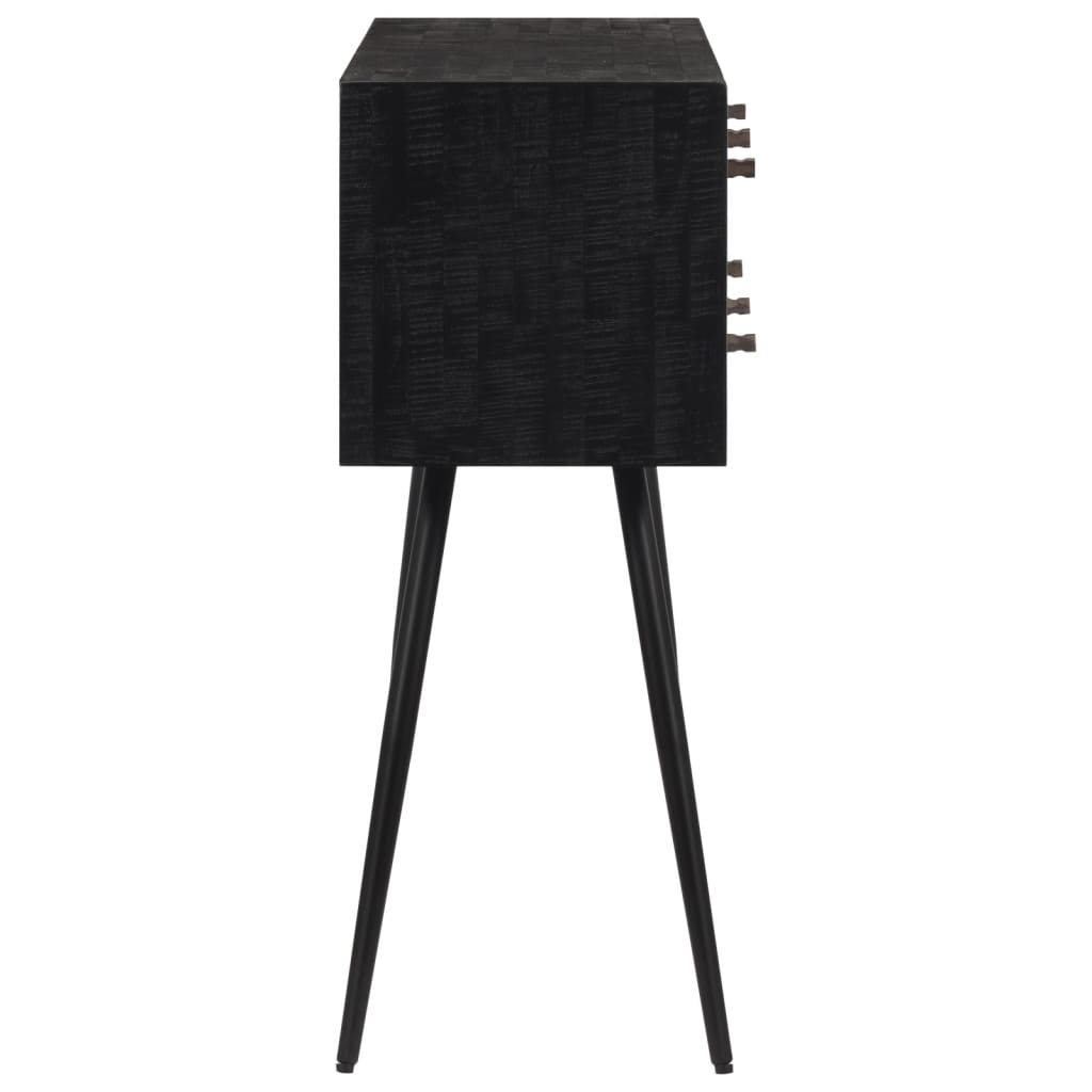 Avlastningsbord Konsollbord Tre med skuffer 116x30x76 cm gjenvunnet heltre teak