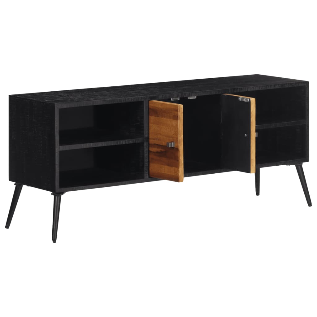 TV-Møbel Tre TV-benk gjenvunnet heltre 112x31x45 cm teak
