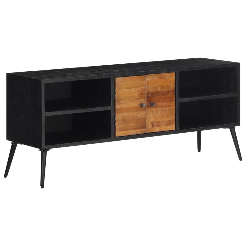 TV-Møbel Tre TV-benk gjenvunnet heltre 112x31x45 cm teak