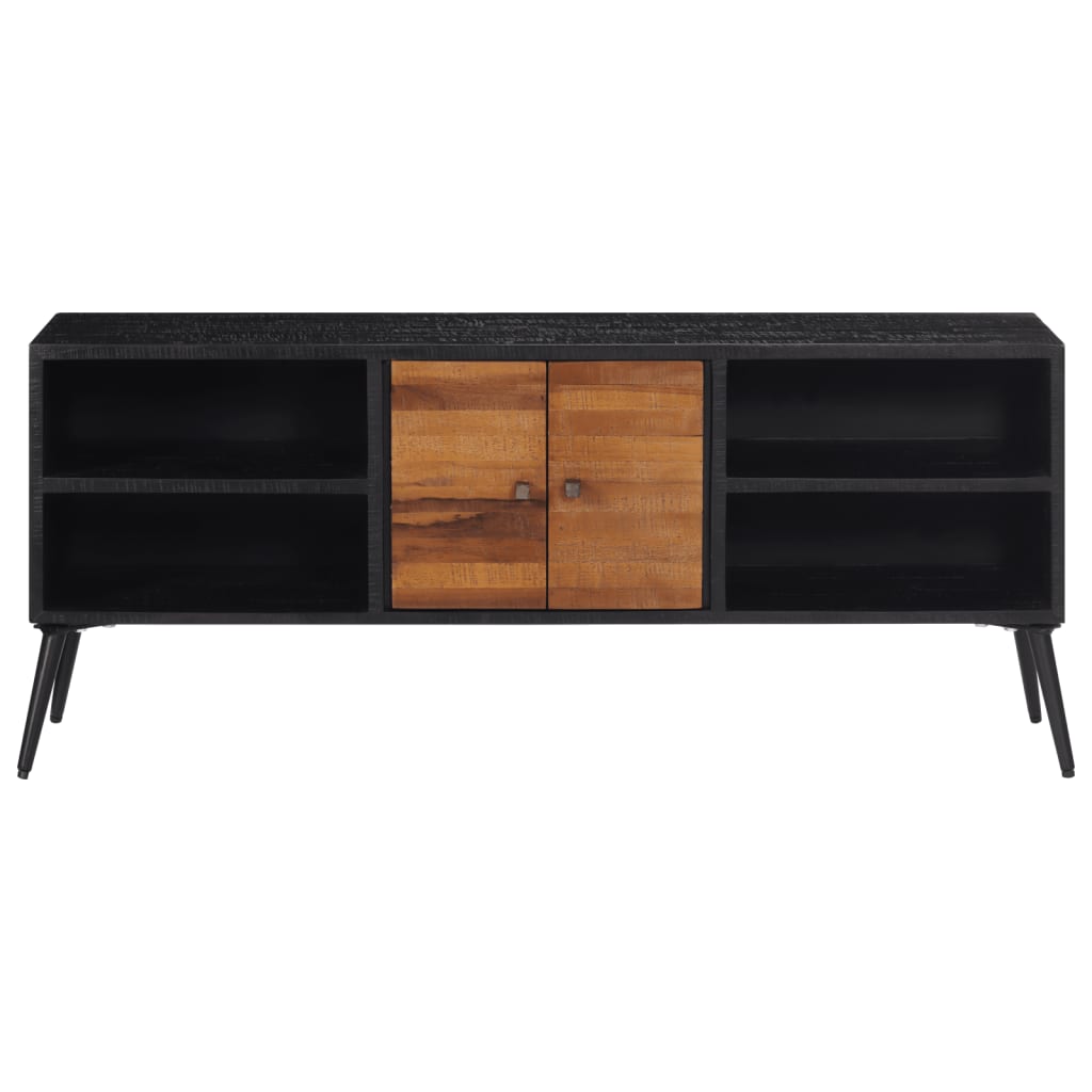 TV-Møbel Tre TV-benk gjenvunnet heltre 112x31x45 cm teak