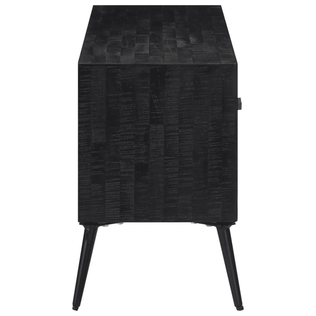 TV-Møbel Tre TV-benk gjenvunnet heltre 112x31x45 cm teak