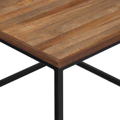 Salongbord Sofabord Tre 2 stk heltre teak
