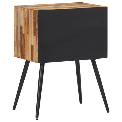 Nattbord Sengbord Tre heltre teak 47x31,5x60 cm