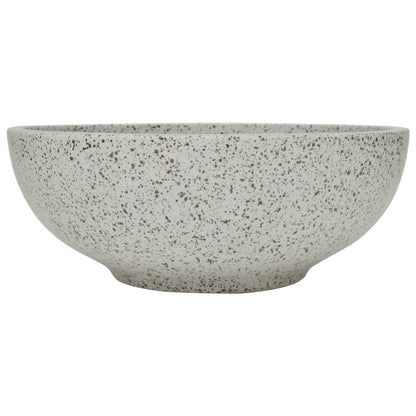 Benkeservant grå rund Φ41x14 cm keramikk