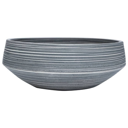 Benkeservant grå rund Φ41x14 cm keramikk