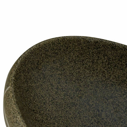 Baderomsvask flerfarget oval 59x40x15 cm keramikk