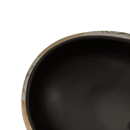 Baderomsvask flerfarget oval 59x40x15 cm keramikk