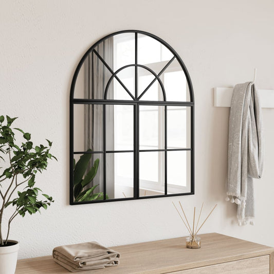Veggspeil Svart 60x70 cm buet jern