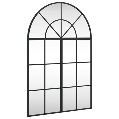 Veggspeil Svart 60x90 cm buet jern