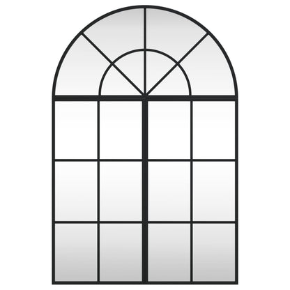 Veggspeil Svart 60x90 cm buet jern