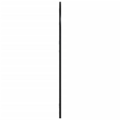 Veggspeil Svart 60x90 cm buet jern