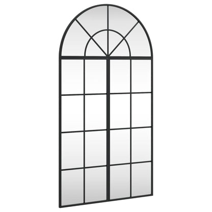 Veggspeil Svart 60x110 cm buet jern