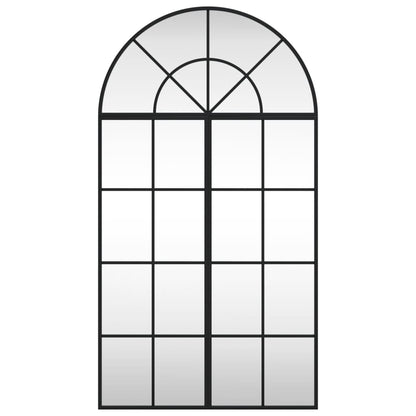Veggspeil Svart 60x110 cm buet jern
