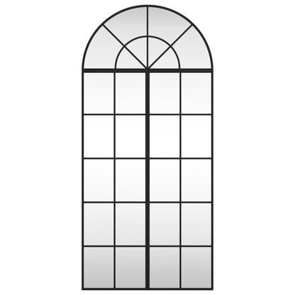 Veggspeil Svart 60x130 cm buet jern