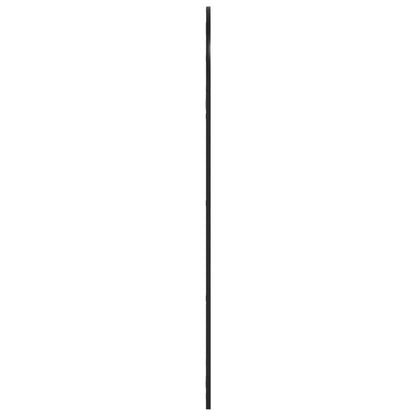 Veggspeil Svart 60x130 cm buet jern