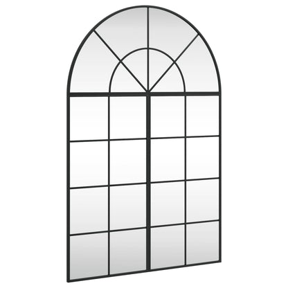 Veggspeil Svart 80x120 cm buet jern