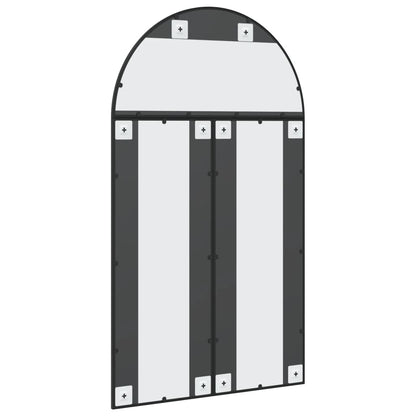 Veggspeil Svart 80x140 cm buet jern