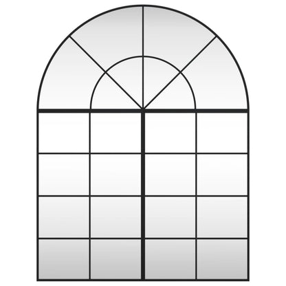 Veggspeil Svart 100x130 cm buet jern