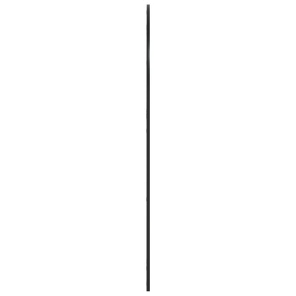 Veggspeil Svart 100x130 cm buet jern