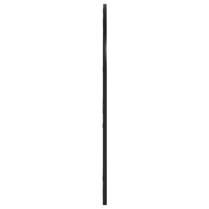 Veggspeil Svart 80x80 cm buet jern