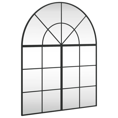 Veggspeil Svart 80x100 cm buet jern