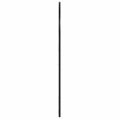Veggspeil Svart 80x100 cm buet jern