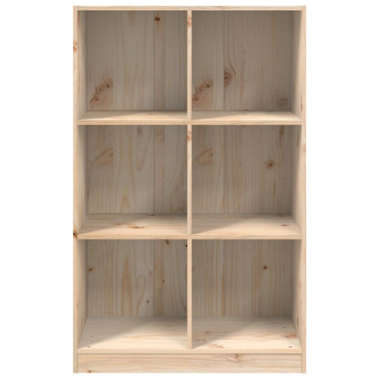 Bokhylle Tre 70x33x110 cm heltre furu