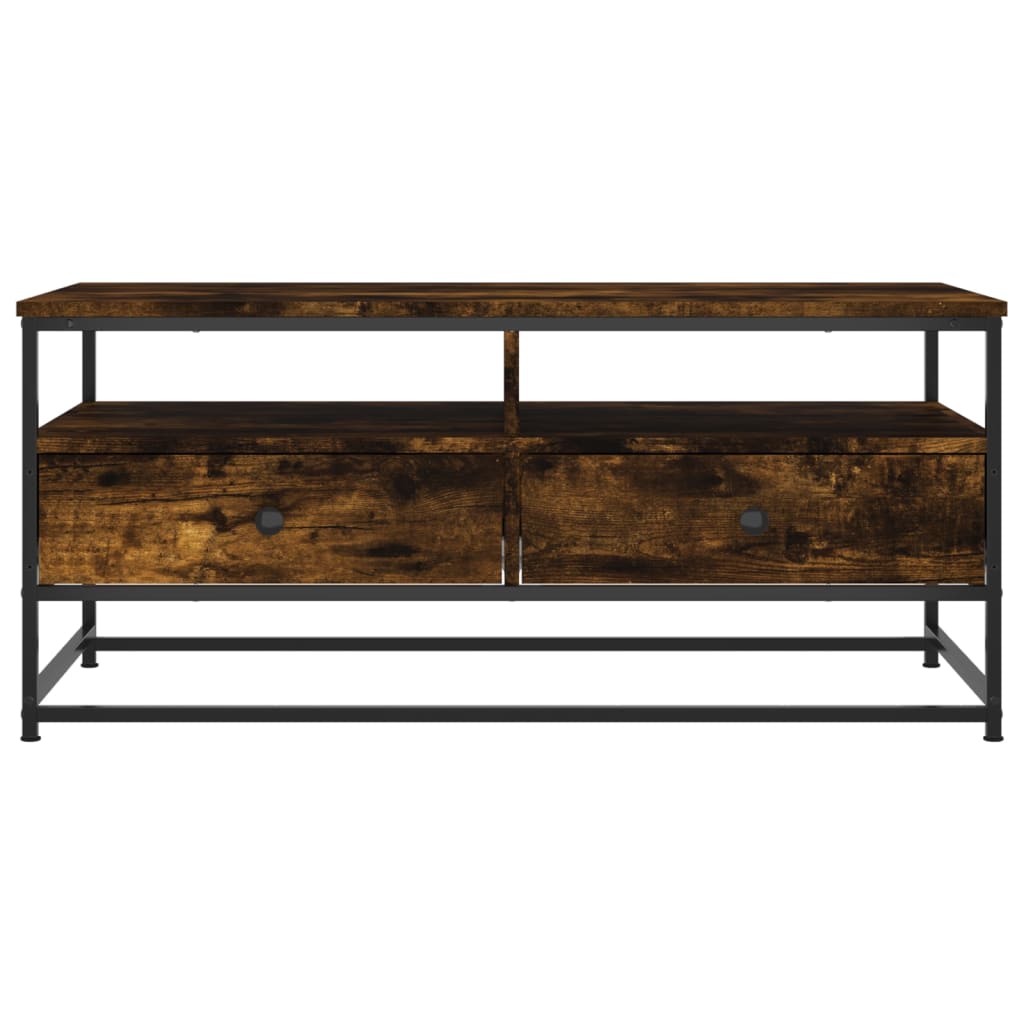 Salongbord Sofabord Røkt Eik 100x51x45 cm