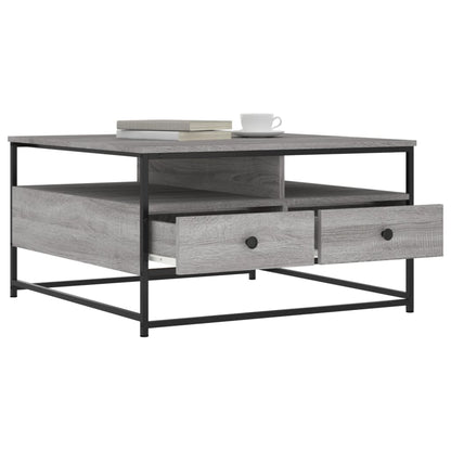 Salongbord Sofabord Sonoma Grå 80x80x45 cm