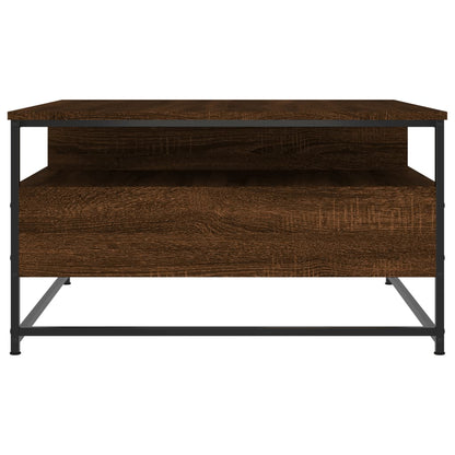 Salongbord Sofabord Brun Eik 80x80x45 cm