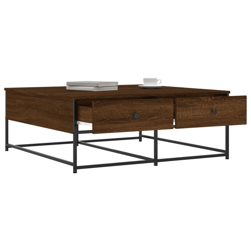 Salongbord Sofabord Brun Eik 100x99x40 cm