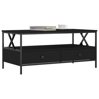 Salongbord Sofabord Svart 100x51x45 cm