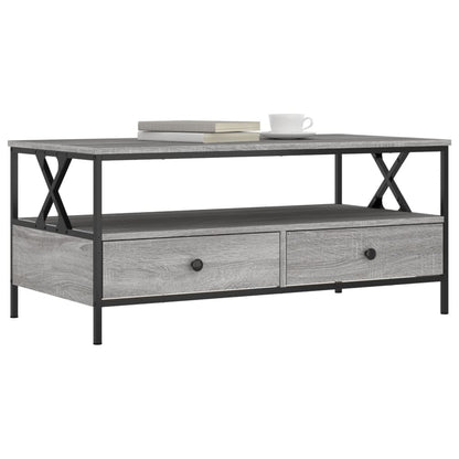 Salongbord Sofabord Sonoma Grå 100x51x45 cm