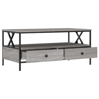 Salongbord Sofabord Sonoma Grå 100x51x45 cm