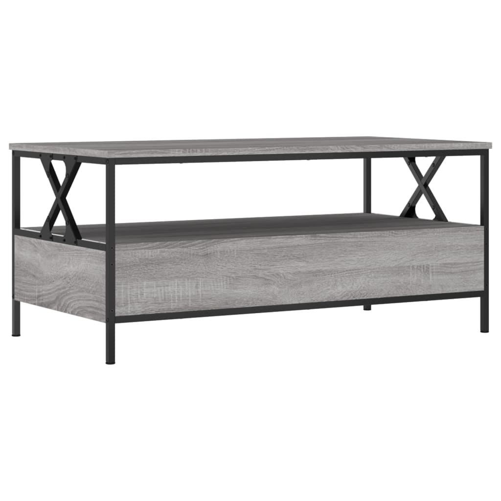 Salongbord Sofabord Sonoma Grå 100x51x45 cm