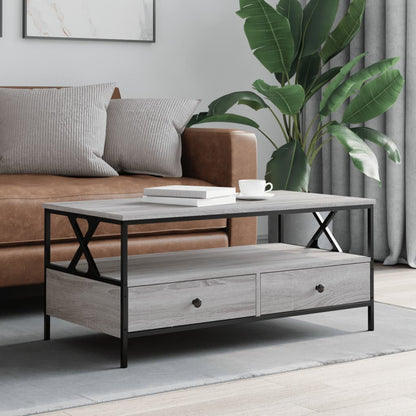Salongbord Sofabord Sonoma Grå 100x51x45 cm