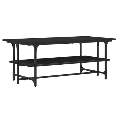 Salongbord Sofabord Svart 100x50x40 cm