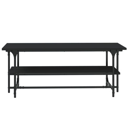 Salongbord Sofabord Svart 100x50x40 cm
