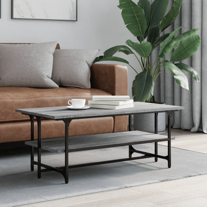 Salongbord Sofabord Sonoma Grå 100x50x40 cm