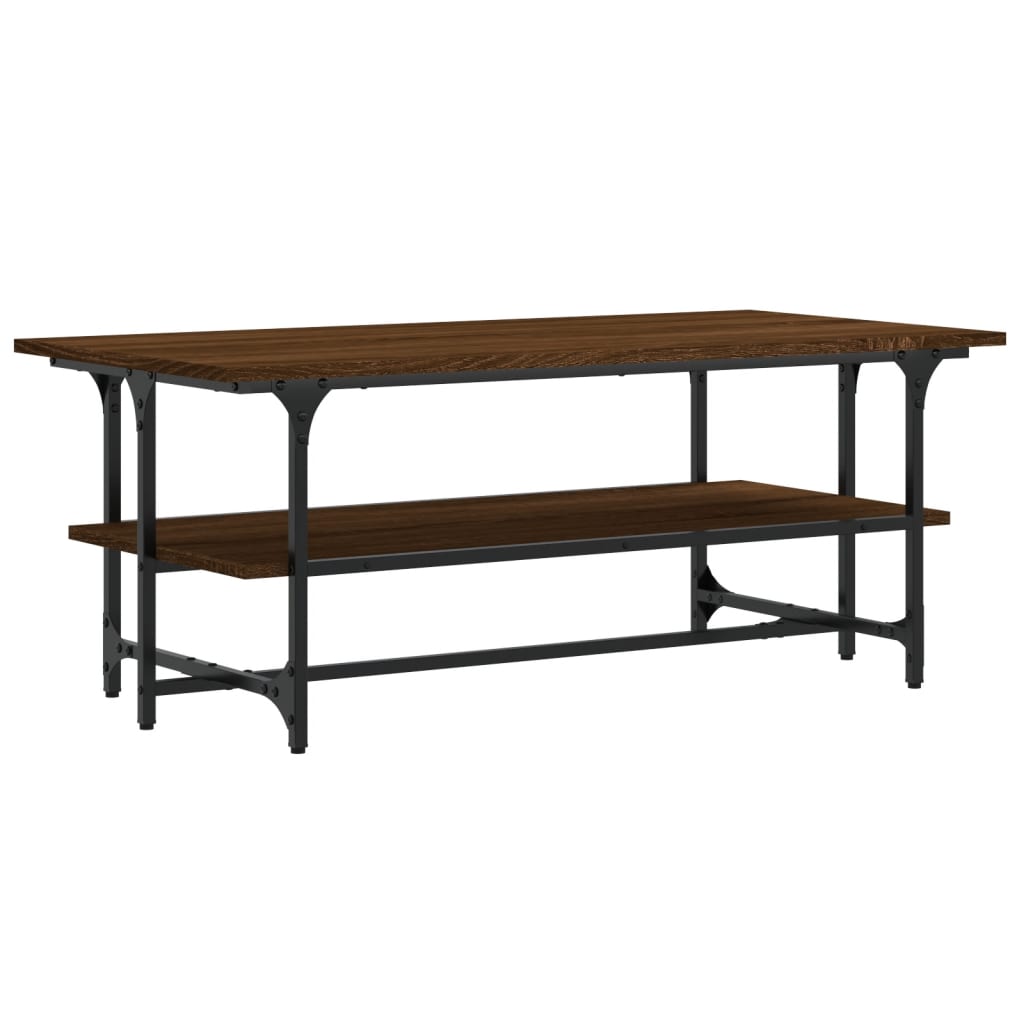 Salongbord Sofabord Brun Eik 100x50x40 cm