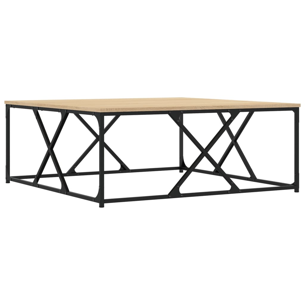 Salongbord Sofabord Sonoma Eik 100x100x40 cm
