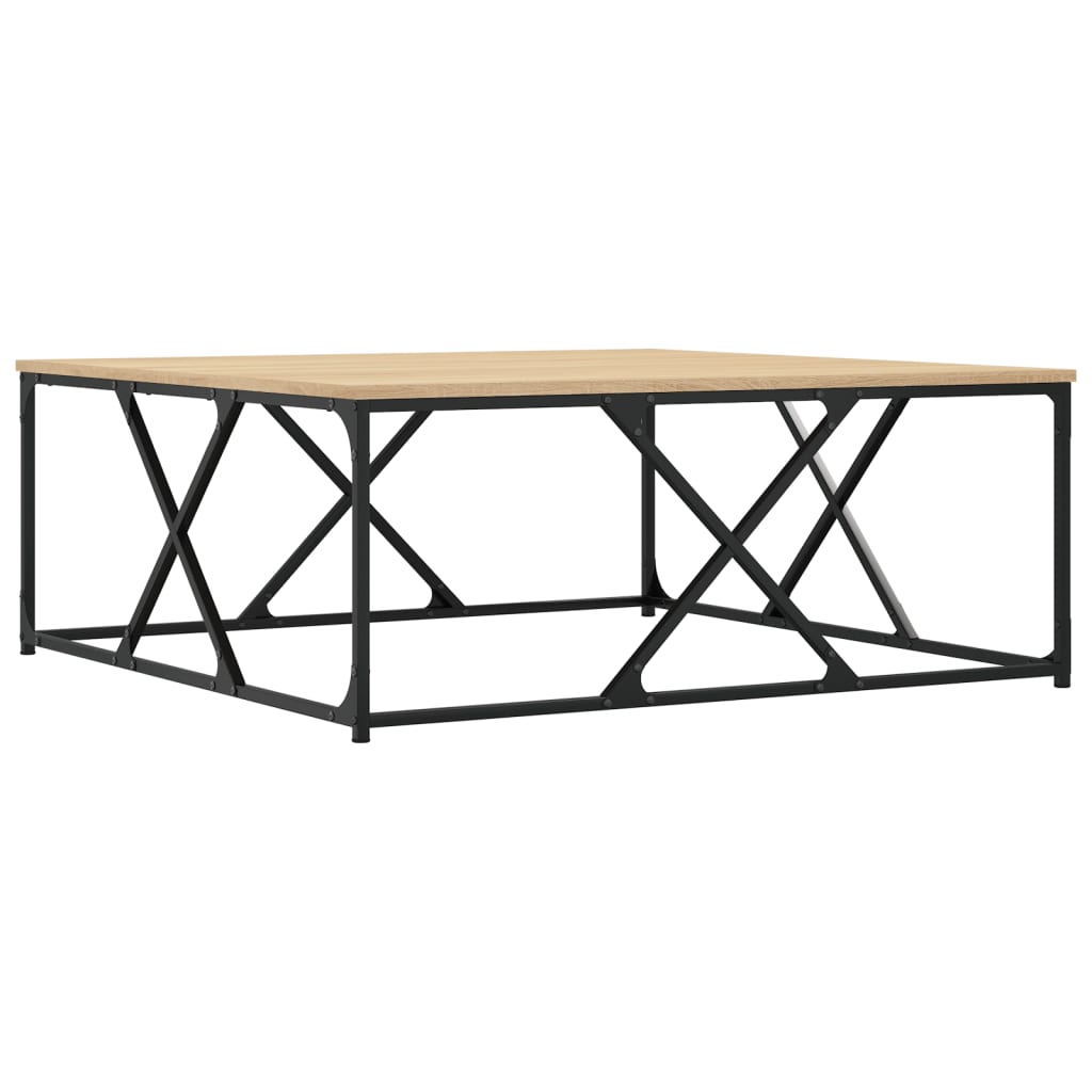Salongbord Sofabord Sonoma Eik 100x100x40 cm