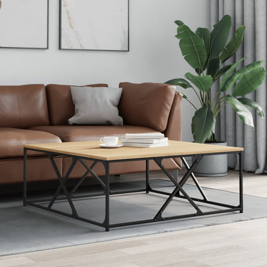 Salongbord Sofabord Sonoma Eik 100x100x40 cm