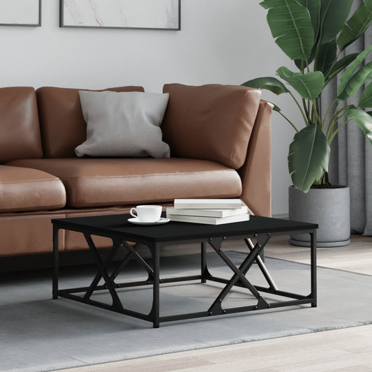 Salongbord Sofabord Svart 70x70x30 cm