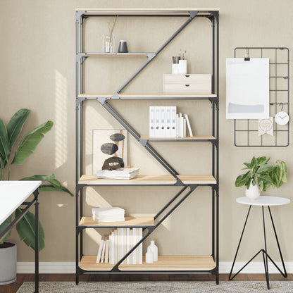 Bokhylle Sonoma Eik 91x36x176 cm