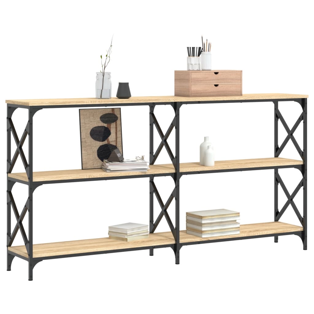 Avlastningsbord konsollbord Sonoma Eik 156x28x80,5 cm