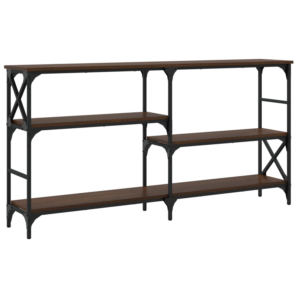 Avlastningsbord konsollbord Brun Eik 150x29x76,5 cm