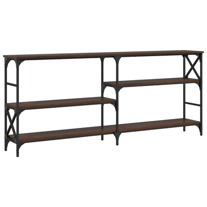 Avlastningsbord Konsollbord Brun Eik 180x29x76,5 cm